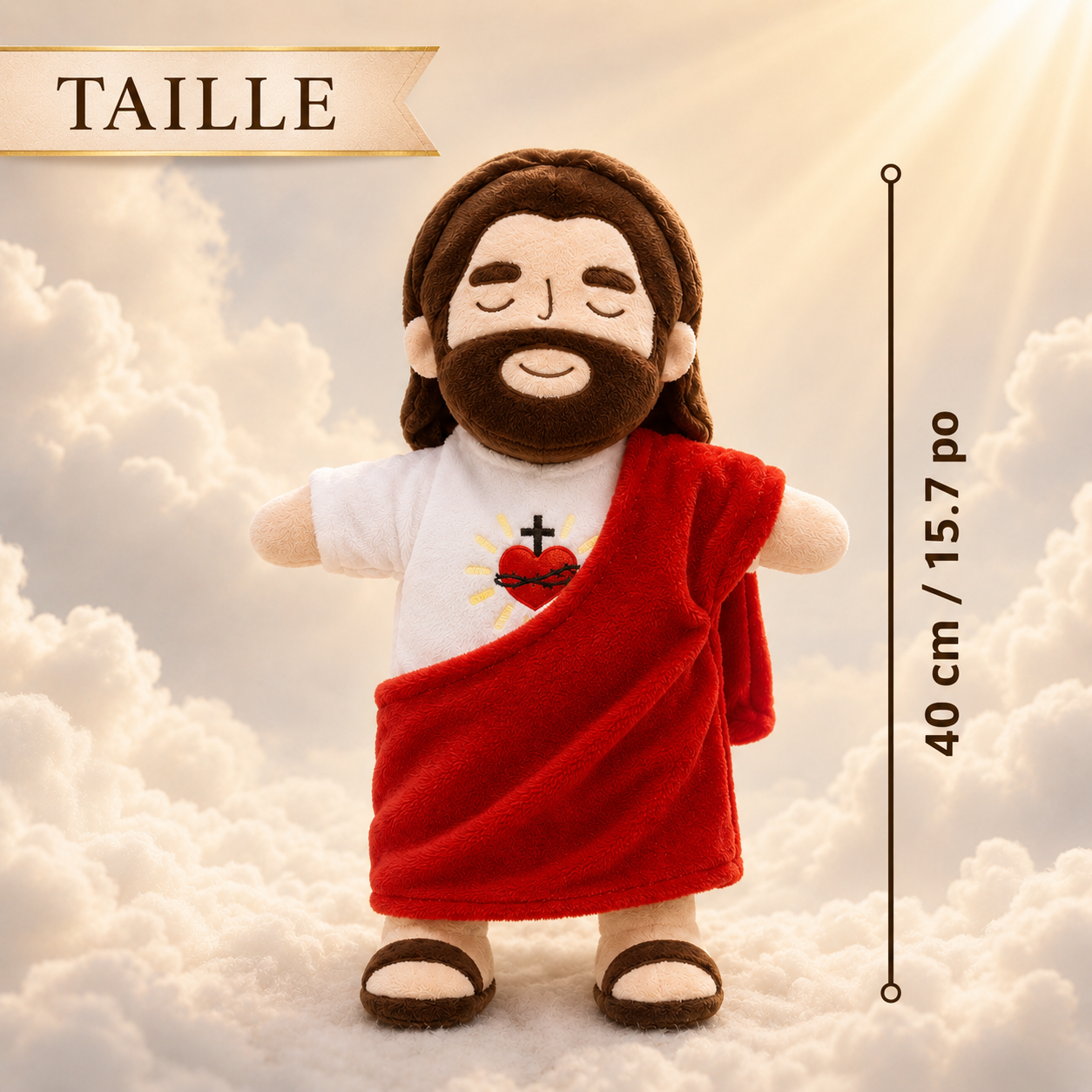 Jésus Câlin™ – Peluche de Réconfort