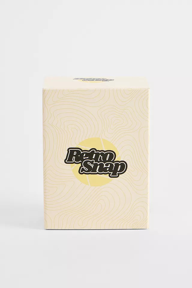 RetroSnap® – Mini Appareil Photo Numérique au Style Rétro + Carte Mémoire 32 Go OFFERTE, Crochet Mousqueton & Batterie Amovible (Autonomie Supplémentaire de 180 min)