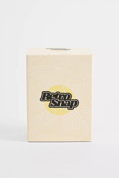 RetroSnap® – Mini Appareil Photo Numérique au Style Rétro + Carte Mémoire 32 Go OFFERTE, Crochet Mousqueton & Batterie Amovible (Autonomie Supplémentaire de 180 min)