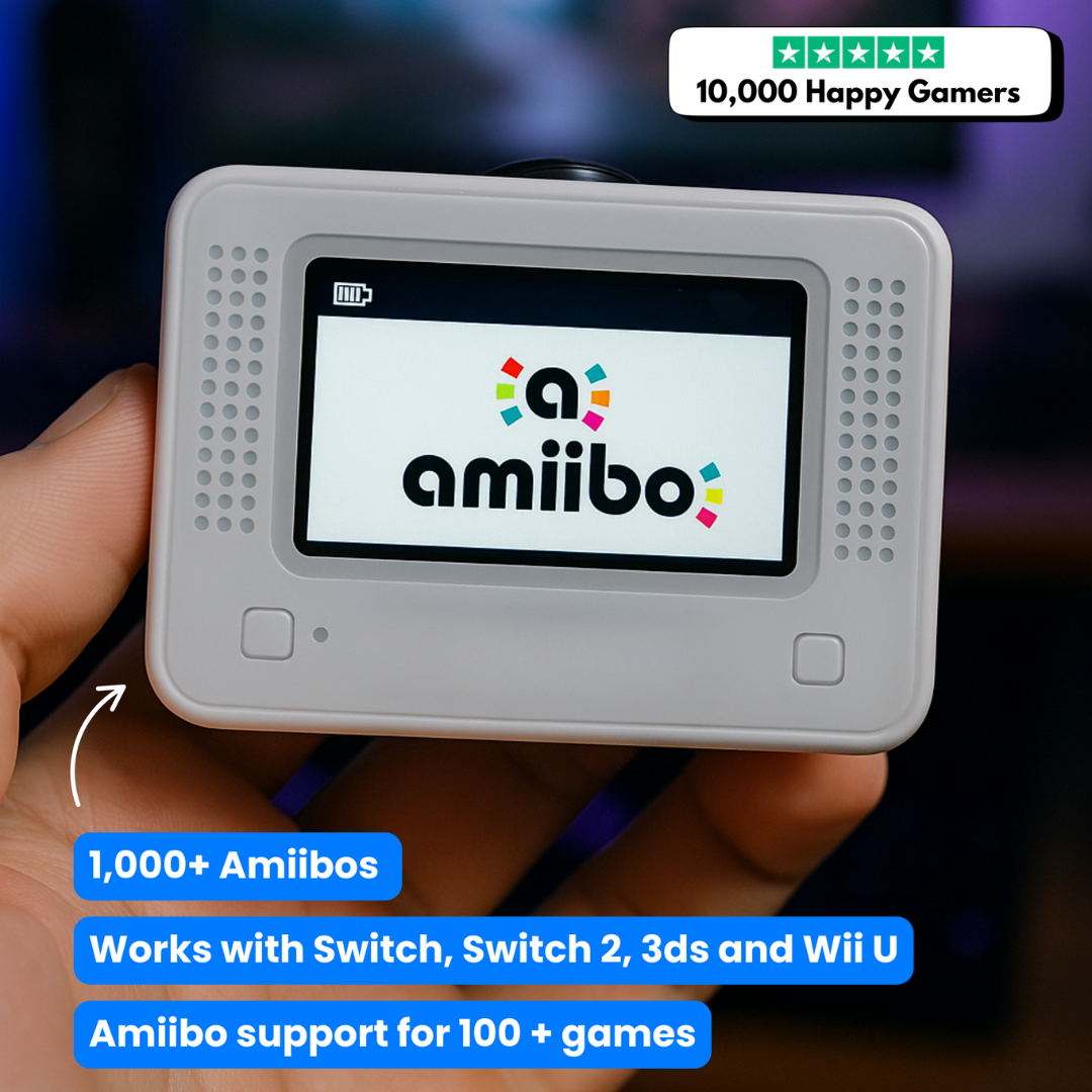 AmiiboCloud – Instant access to over 1,000 Amiibos in one compact device