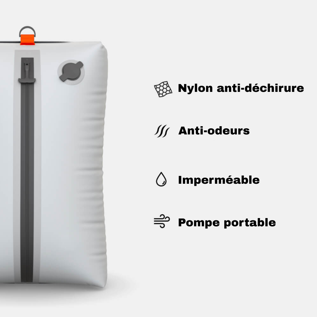 AirLess™ Kit Voyage – Sac Sous-Vide + Pompe OFFERTE