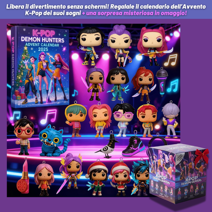 Calendario dell’Avvento Edizione Limitata 2025 K-Pop Idol Squad + Scatola Regalo a Sorpresa GRATUITA!