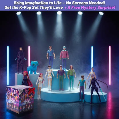 K-Pop Star Friends: Action Figure Edition + FREE Surprise Gift Box!