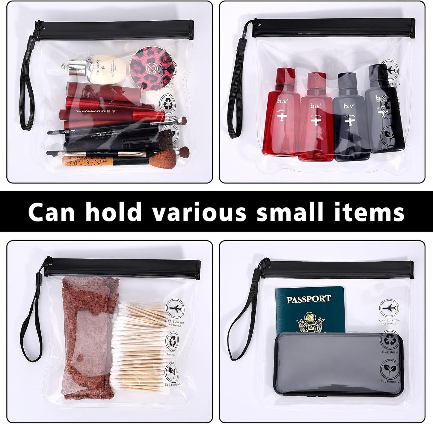 4x ClearBags™ – TSA Approved Carry-On Liquid Bags