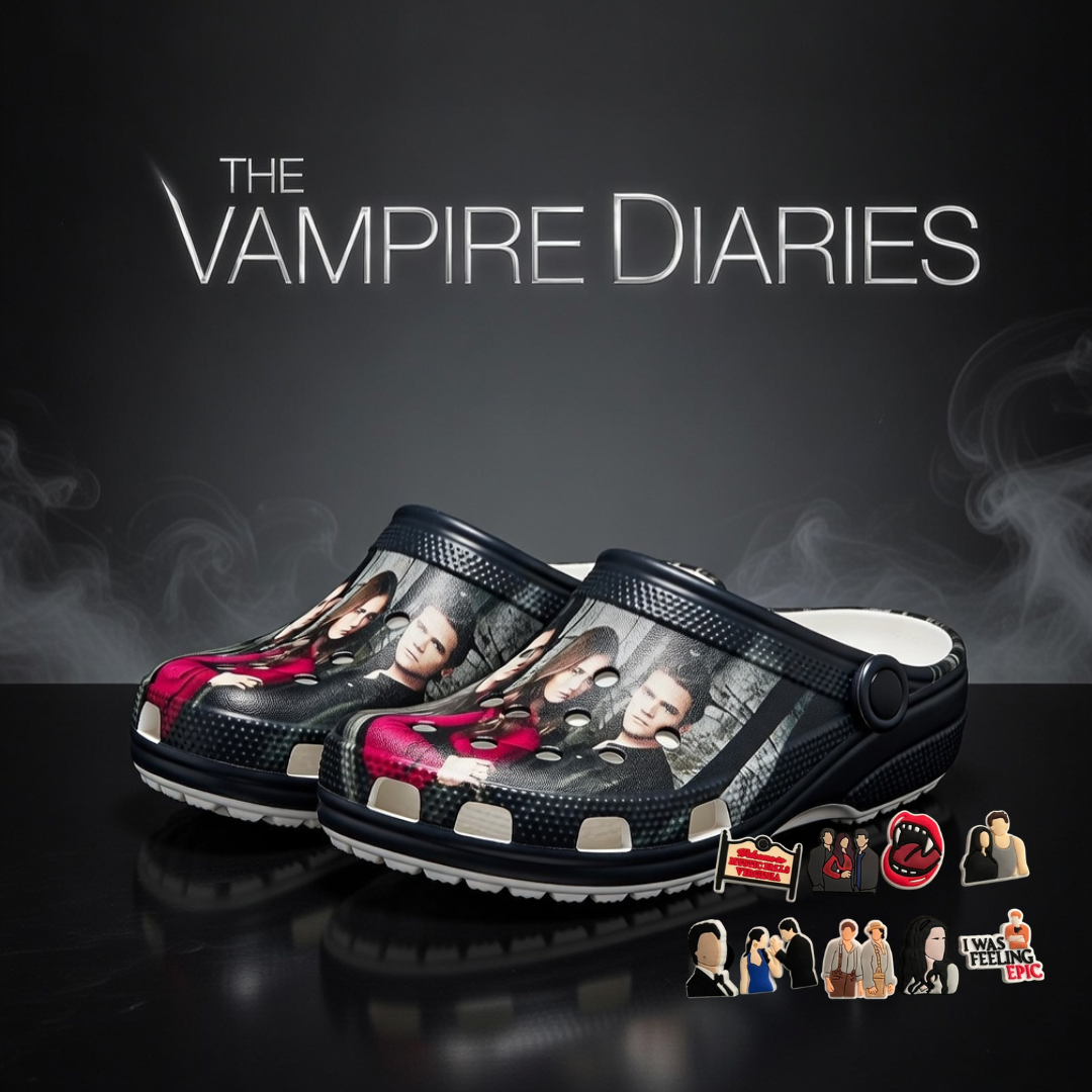 Vampire Diaries Crocs™ + FREE Vampire Diaries Themed Charms
