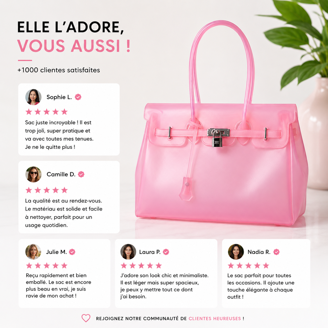 JELLYA™  Le sac incontournable de cet été.
