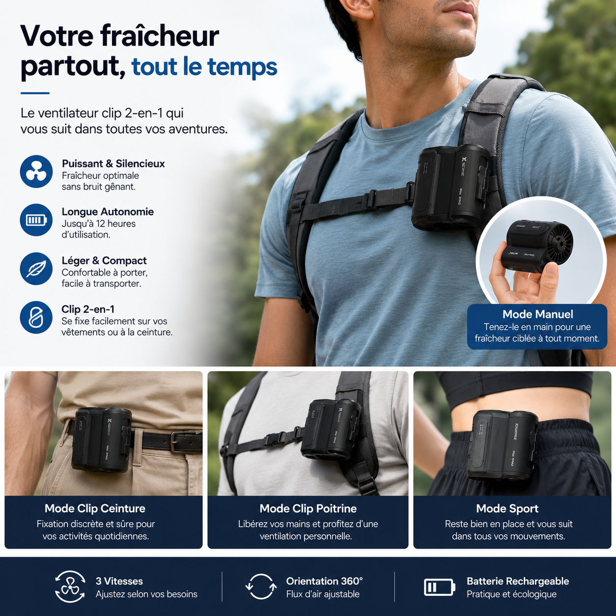Climora CoolClip™ — La fraîcheur toujours à portée.