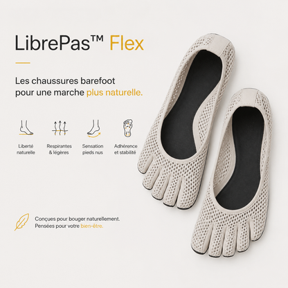 LibrePas™ Flex — Les chaussures barefoot pour une marche plus naturelle.