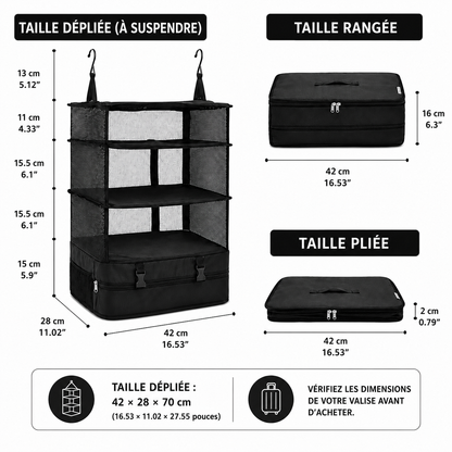 Voyagéo™ Organisateur de Valise