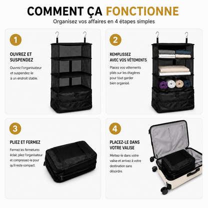 Voyagéo™ Organisateur de Valise