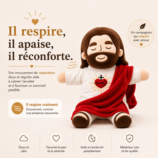 Jésus Câlin™ – Peluche de Réconfort