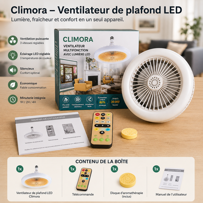 Climora™ — Combattez la chaleur, profitez de la fraîcheur.