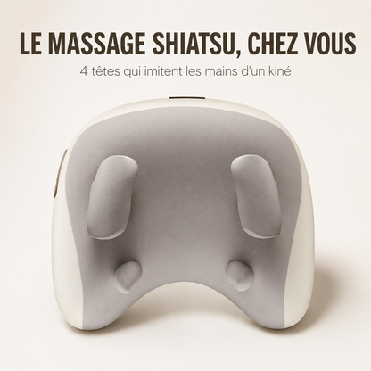 NuqueZen™ – Masseur Cou & Épaules Chauffant Sans Fil