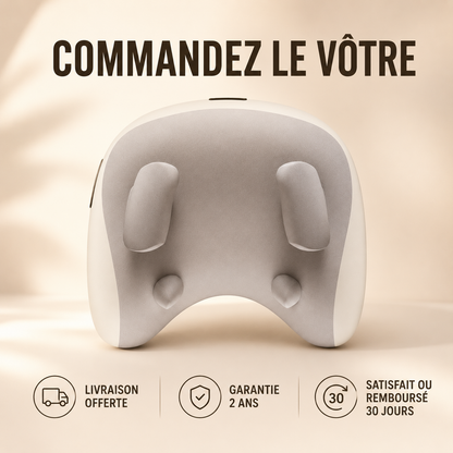 NuqueZen™ – Masseur Cou & Épaules Chauffant Sans Fil