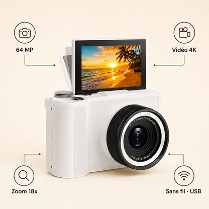 Nostalgik – Appareil photo 4K rétro