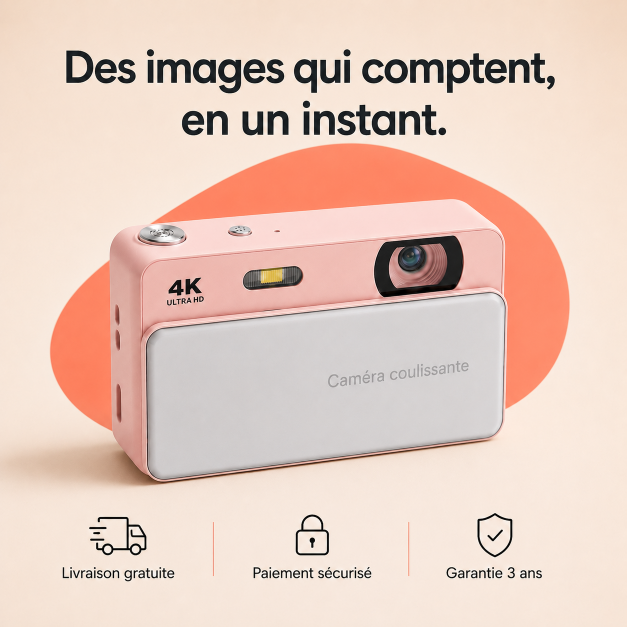Vintra™ – L'appareil photo de poche qui remplace ton téléphone