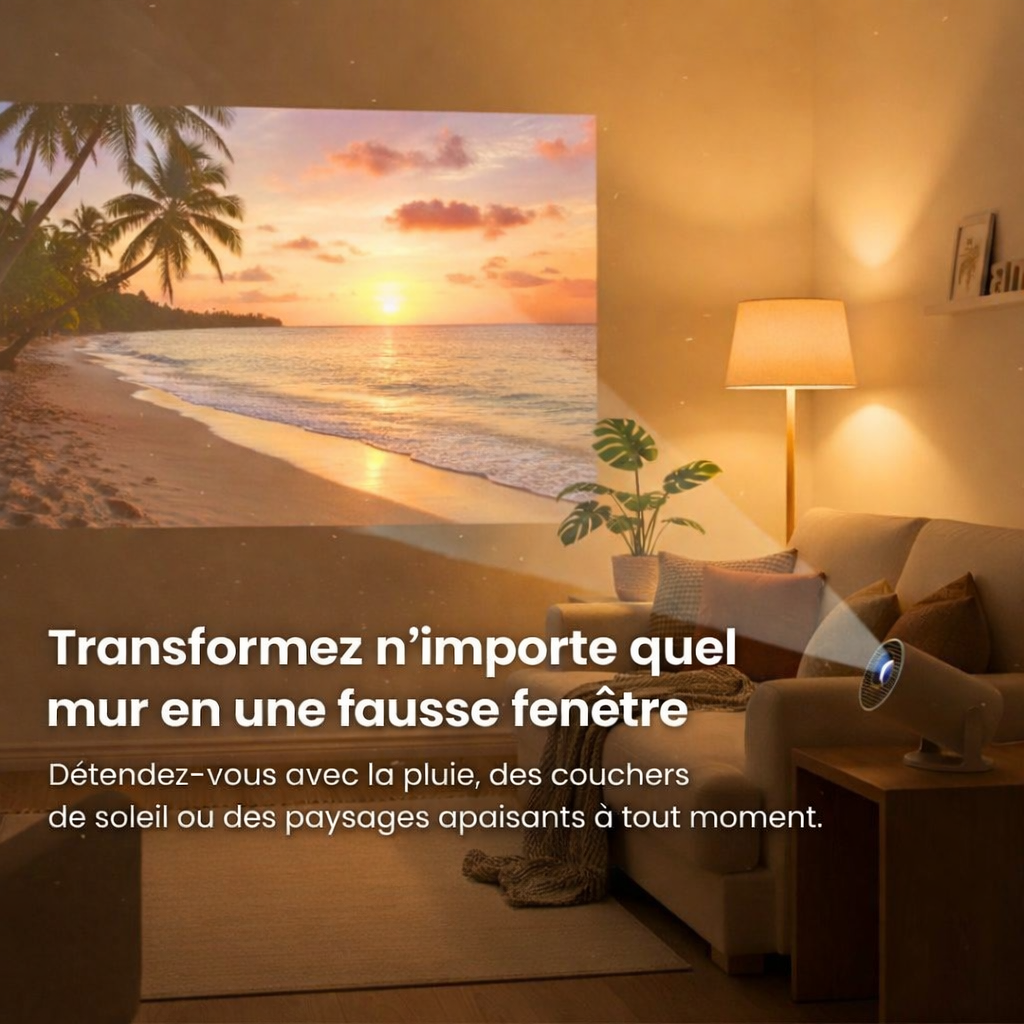CinéPocket™ – Projecteur Portable