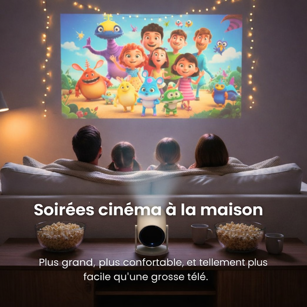 CinéPocket™ – Projecteur Portable