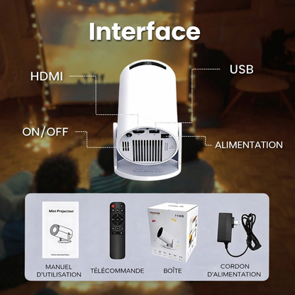CinéPocket™ – Projecteur Portable