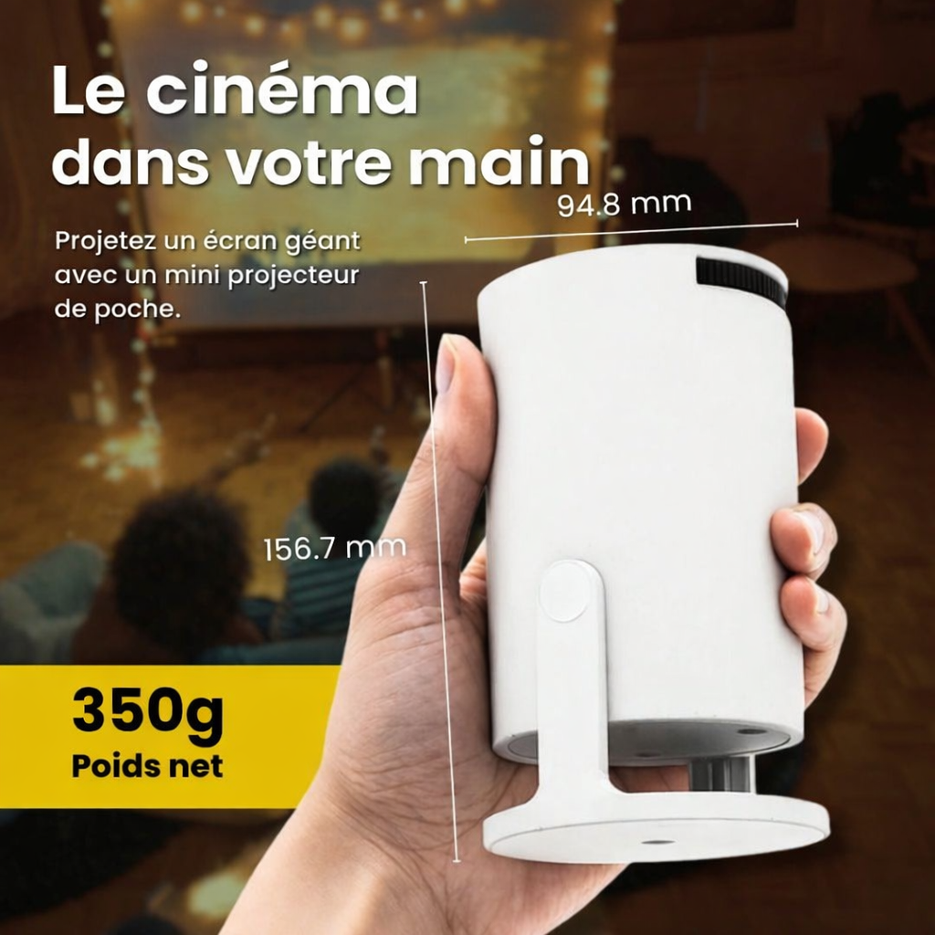 CinéPocket™ – Projecteur Portable