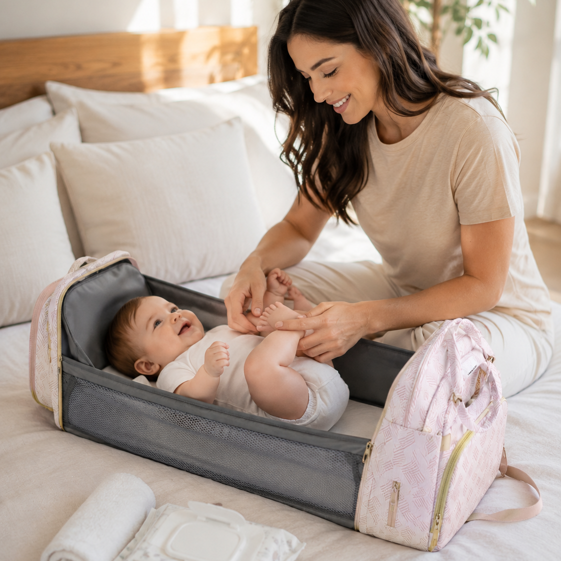 Nestora – Sac à Langer à Dos Premium