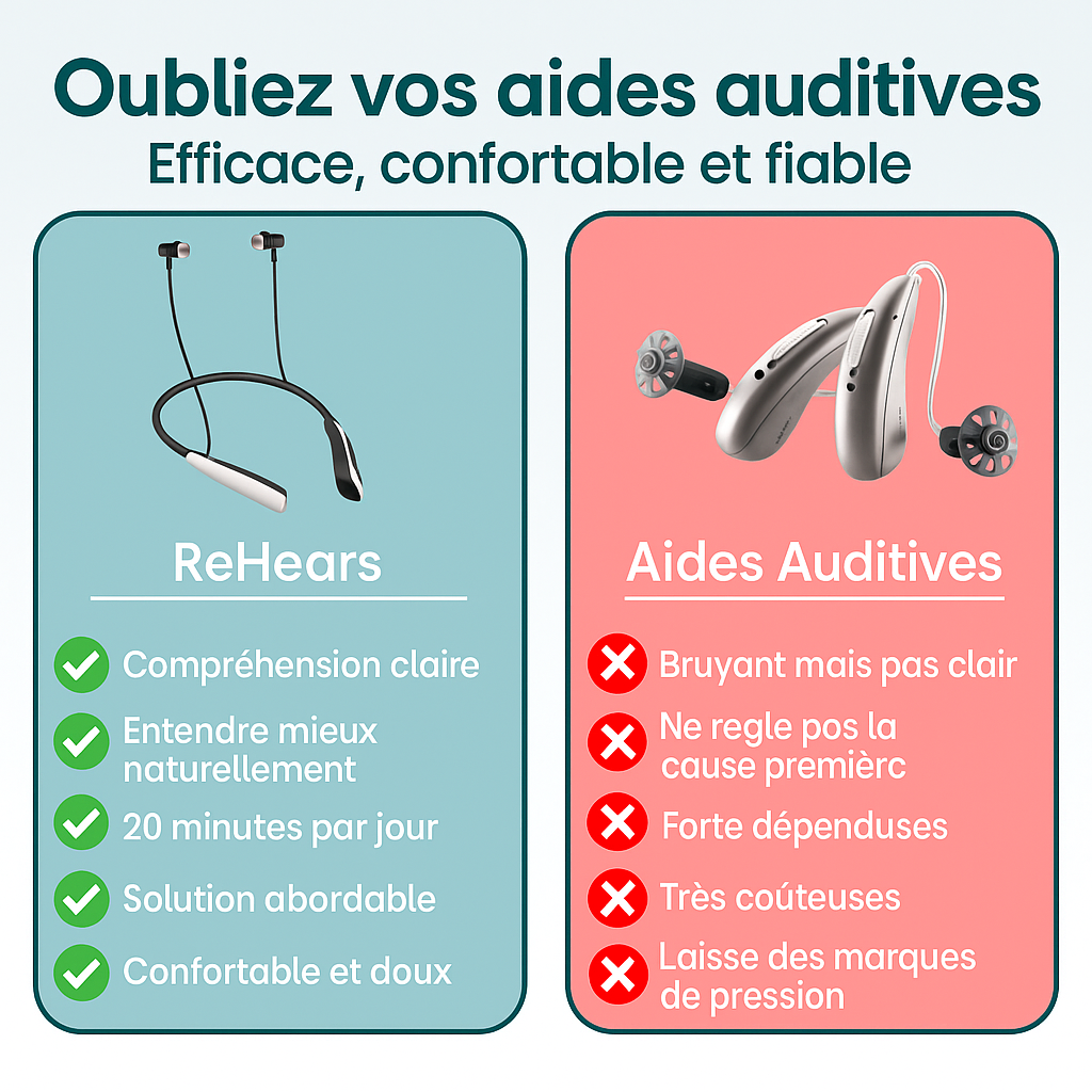 NeuroTone™ – Technologie à lumière rouge pour une audition précise et restaurée