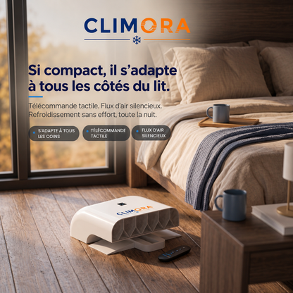 Climora™ Nuit — La fraîcheur essentielle pour mieux dormir.
