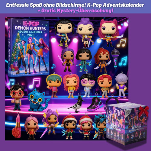 K-Pop Adventskalender 2025 (Limitierte Edition) + Gratis Überraschungsgeschenkbox!