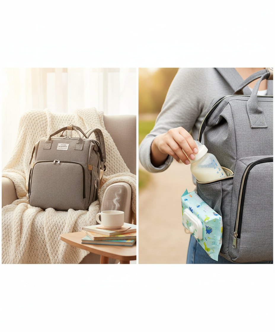 SmartBebé™ – Mochila Todo en Uno para Padres Modernos