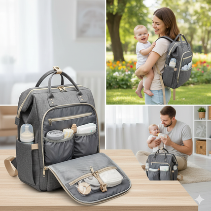 SmartBebé™ – Mochila Todo en Uno para Padres Modernos