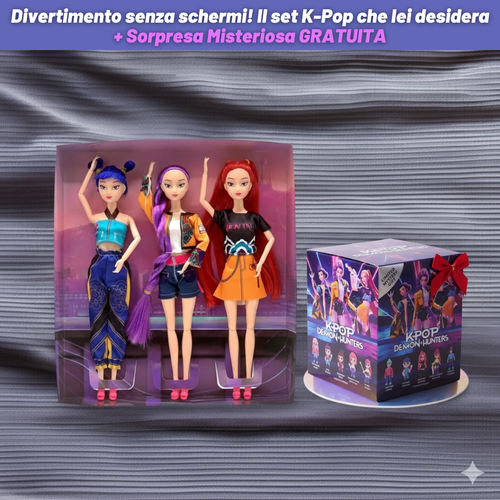 K-Pop Idol Squad – Collezione Edizione Limitata + Scatola Regalo a Sorpresa GRATUITA!