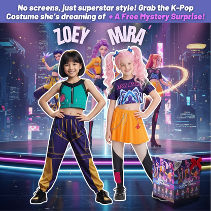 K-Pop Superstar Outfit + FREE Surprise Gift Box!