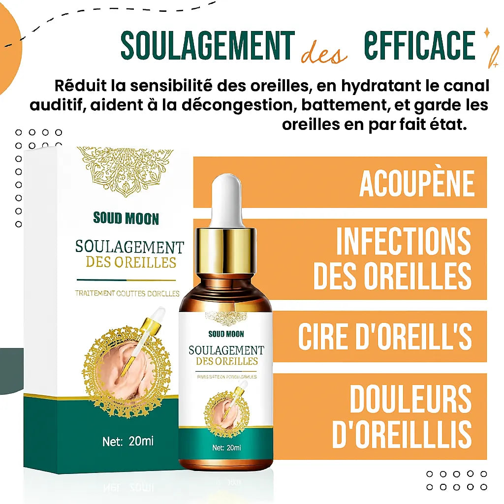OtoRelief™ – Gouttes à action rapide pour des oreilles calmes et paisibles