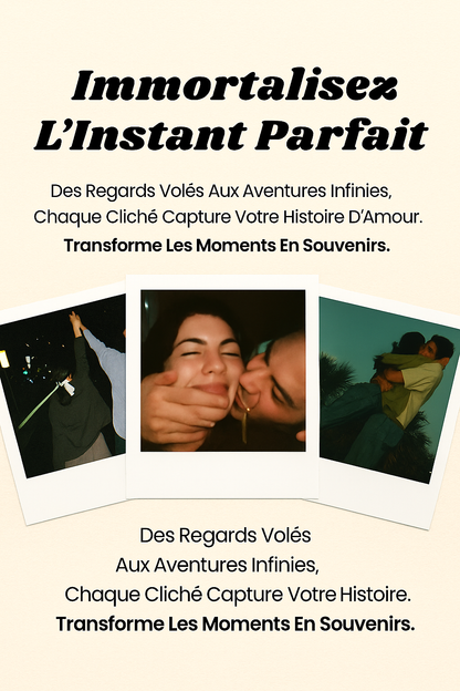 RetroSnap® – Mini Appareil Photo Numérique au Style Rétro + Carte Mémoire 32 Go OFFERTE, Crochet Mousqueton & Batterie Amovible (Autonomie Supplémentaire de 180 min)