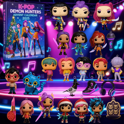 Calendario dell’Avvento Edizione Limitata 2025 K-Pop Idol Squad + Scatola Regalo a Sorpresa GRATUITA!