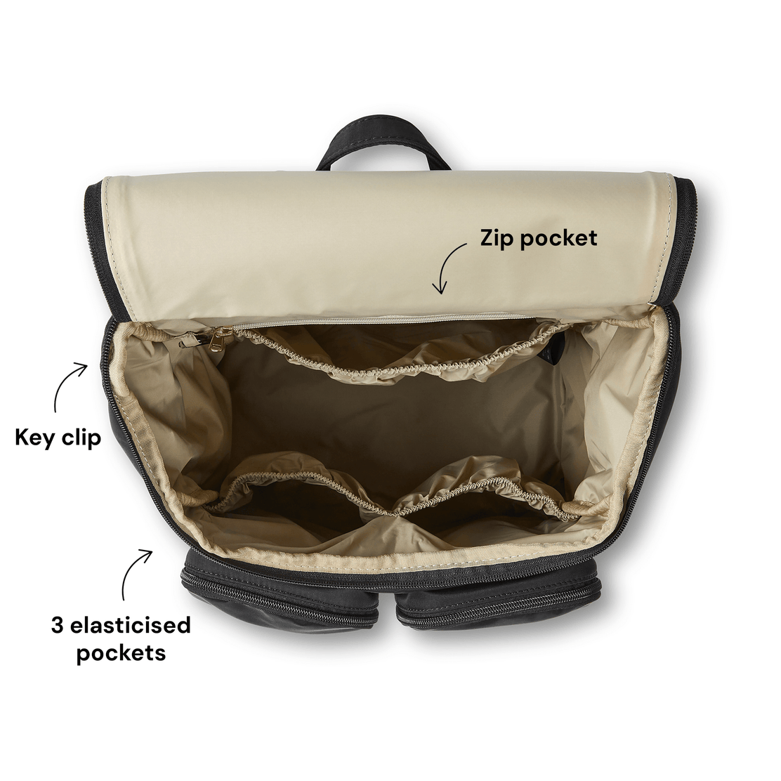 NappyGo Backpack – Baby Care Made Stylish + FREE Changing Mat, Bottle Holder, Pouch &amp; Stroller Hooks